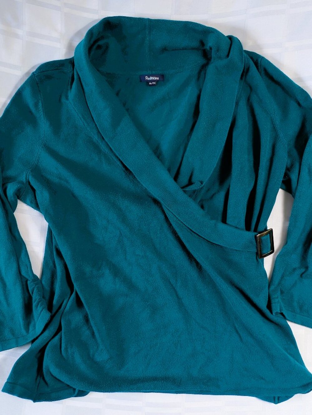 REITMANS WOMEN'S LONG SLEEVE GREEN SWEATER PULLOVER SIZE XL WARM WEAR STYLE